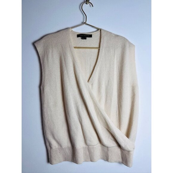 Skull cashmere Sleeveless wrap Sweater Vest XS - Picture 6 of 9